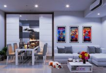 Bài trí nội thất trong căn hộ 48 m2