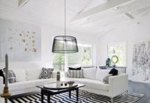 Hệ thống ánh sáng đẹp mắt cho phòng khách