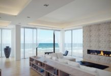 Phòng khách với góc view đẹp mê hồn