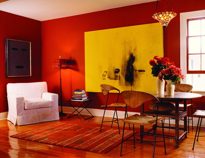 1998 --- Contemporary Living and Dining Room --- Image by © Fernando Bengoechea/Beateworks/Corbis