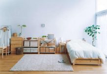 Phòng ngủ đơn giản – Thiết kế tinh tế kiểu Nhật