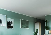 Sofa xanh lá – màu sắc mới mẻ cho không gian phòng khách