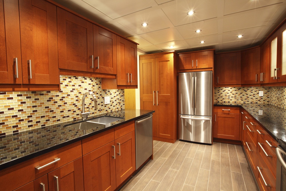 Brand new modern luxury kitchen interior