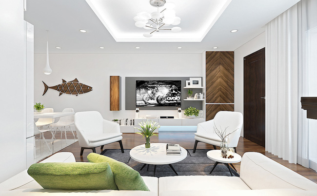 Tư vấn thiết kế phòng khách mang phong cách hiện đại với tổng chi phí chưa đến 30 triệu đồng - Ảnh 4.