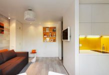 Căn hộ 22m2 dưới đây sẽ làm những cặp vợ chồng son thích đến tít mắt do quá tiện nghi. can ho 22m2 (1)