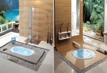 Bể tắm sục cho không gian thư giãn thêm thoải mái, bạn có muốn thử?