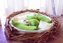 Phòng ngủ siêu độc với hai mẫu giường “chất như nước cất”. Đảm bảo bạn sẽ muốn mua ngay một cái cho xem! giuong (1)