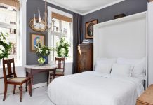 Căn hộ 29m2 gây “thương nhớ” với nội thất gỗ đậm chất vintage. can ho 29m2