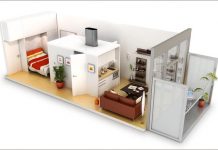 7 ý tưởng thiết kế “siêu” hoàn hảo cho căn hộ chật hẹp dưới 35m2. mau can ho chat hep