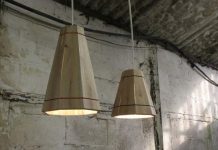 Thiết kế đèn chùm ấn tượng và độc đáo từ vật liệu gỗ mộc mạc. den chum bang go