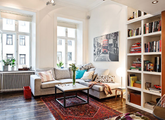 Căn hộ tuy có 38m2 nhưng lại tiện nghi và thanh lịch nhờ cách bố trí siêu thông minh. can ho 38m2