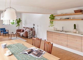 Nhà chỉ có 35m2 nhưng gây “xao xuyến” nhờ có thiết kế gác lửng tràn ngập ánh sáng tự nhiên. nha 35m2