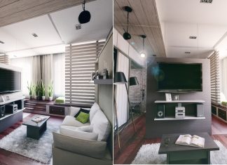 Chỉ có 21m2 nhưng đây lại là không gian sống đủ tiện nghi của gia đình 3 người.