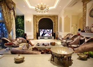 Tận hưởng cuộc sống xa hoa, sang trọng đẳng cấp trong căn hộ rộng 410m2 ở Hà Nội. can penthouse 410m2