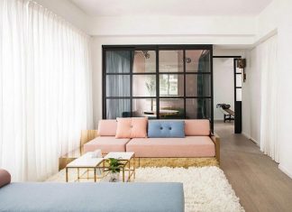 can ho 30m2 mau hong