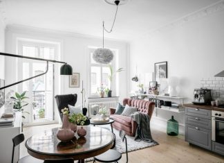 Căn hộ đẹp đúng chuẩn Scandinavian mà còn chỉn chu trong từng chi tiết trang trí nhỏ nữa. can ho bac au