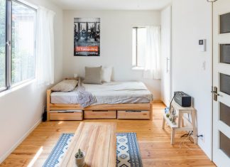 Căn hộ dù nhỏ nhưng toát lên vẻ hiện đại, tiện nghi nhờ phong cách tối giản. can ho toi gian