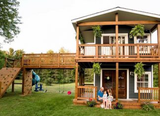 ngoi nha dac biet danh tang cho 2 co con gai