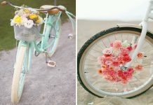 Sân vườn nhàm chán hóa tuyệt vời nhờ “tuyệt chiêu” trang trí bằng xe đạp. trang tri vuon voi xe dap