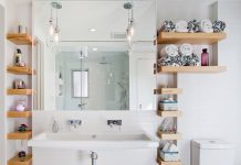 Phòng tắm dù nhỏ vẫn có khả năng tiện nghi nhờ những “mẹo” tận dụng diện tích dưới đây. tao khong gian luu tru cho phong tam