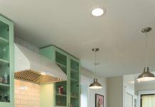 Tự cải tạo gian bếp theo màu xanh retro, người đàn ông đã đem đến hiệu quả bất ngờ. cai tao can bep
